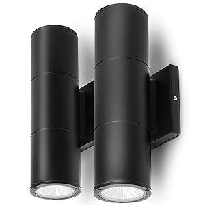 Home Zone Security Wall Mount LED Sconce Light 2-Pack